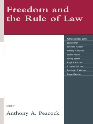 cover image of Freedom and the Rule of Law